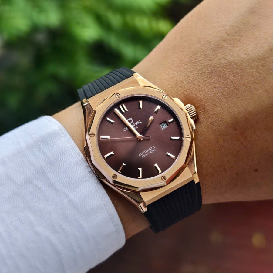  Đồng Hồ Nam Carnival Automatic 8168G VH-DCS-N 42mm 