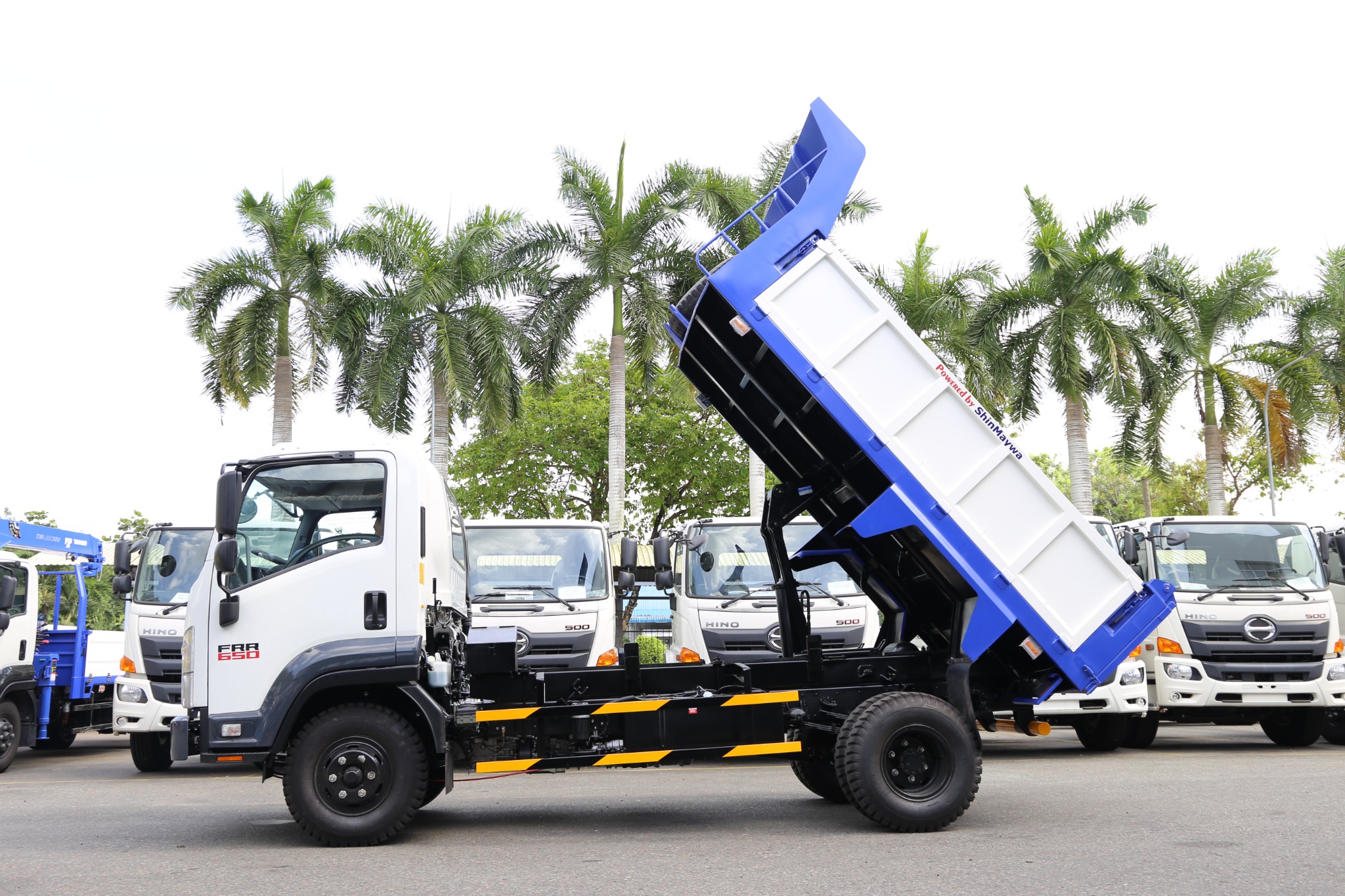 Xe ben ISUZU FRR 6 tấn 4 bửng mở