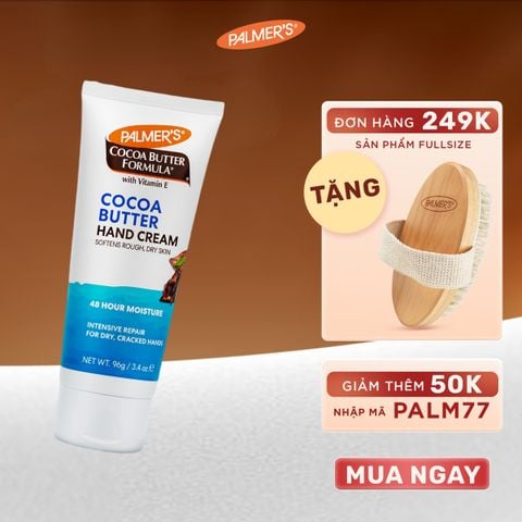 Kem dưỡng ẩm da tay hỗ trợ giảm khô ráp, bong tróc, nứt nẻ hương Bơ Cacao Palmer's