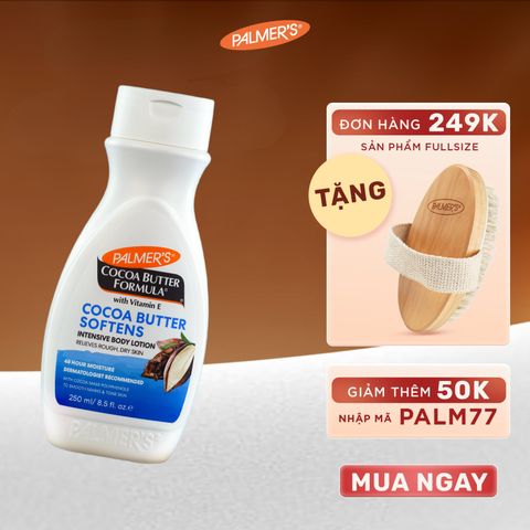 Sữa dưỡng ẩm sâu toàn thân hỗ trợ giảm khô nứt da hương Bơ Cacao Palmer's 250ml