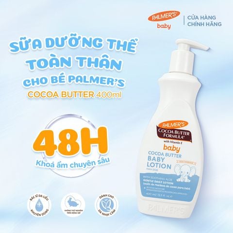 [Mới] Sữa Dưỡng Thể Toàn Thân Cho Bé Palmer's Cocoa Butter 400ml