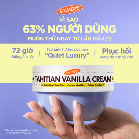 [Mới] Kem Dưỡng Thể Toàn Thân Palmer's Tahitian Vanilla Whipped Body Cream 250g