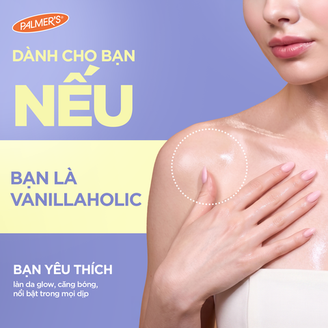 [Mới] Dầu Dưỡng Thể Toàn Thân Palmer's Tahitian Vanilla Body Oil 192ml