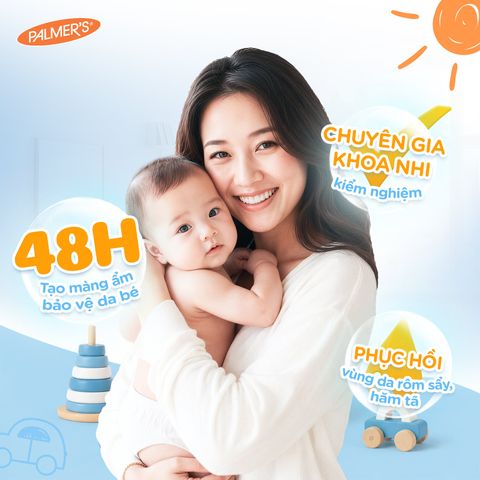 [Mới] Combo 2 Sáp Dưỡng Ẩm Toàn Thân Cho Bé Palmer's Cocoa Butter 100g