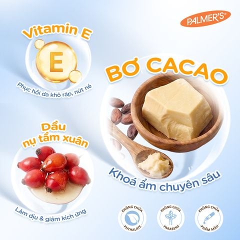 [Mới] Dầu Dưỡng Thể Toàn Thân Cho Bé Palmer's Cocoa Butter 150ml