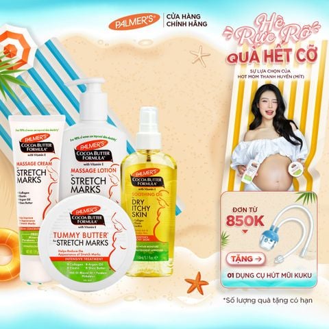 COMBO Ngăn ngừa rạn da toàn thai kỳ Palmer's