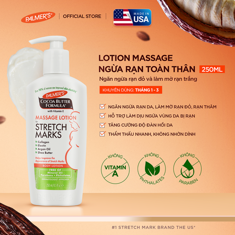 [SET QUÀ TẶNG NGÀY CỦA MẸ] COMBO Rạn da Dưỡng ẩm Toàn diện (Lotion, Kem, Bơ, Dầu)