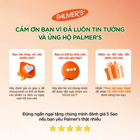 Lotion ngăn ngừa và hỗ trợ làm mờ rạn da cho mẹ bầu Palmer's