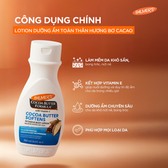 Sữa dưỡng ẩm sâu toàn thân hỗ trợ giảm khô nứt da hương Bơ Cacao Palmer's 250ml