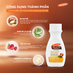 [Quà tặng không bán] Sữa dưỡng ẩm toàn thân hỗ trợ làm mềm mịn da hương Bơ Hạt Mỡ Palmer's 50ml