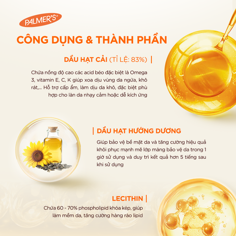 COMBO Ngăn ngừa rạn da toàn thai kỳ Palmer's