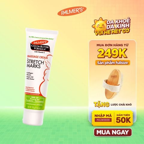 Kem rạn da ngăn ngừa và hỗ trợ làm mờ vết rạn cho mẹ bầu giữa thai kỳ Palmer's