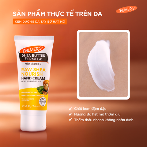 Kem dưỡng ẩm da tay hỗ trợ chống nhăn da hương Bơ Hạt Mỡ Palmer's