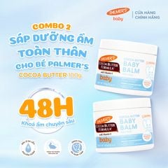 [Mới] Combo 2 Sáp Dưỡng Ẩm Toàn Thân Cho Bé Palmer's Cocoa Butter 100g