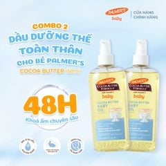[Mới] Combo 2 Dầu Dưỡng Thể Toàn Thân Cho Bé Palmer's Cocoa Butter 150ml