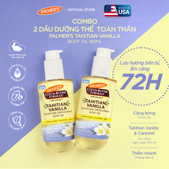 [Mới] Combo 2 Dầu Dưỡng Thể Toàn Thân Palmer's Tahitian Vanilla Body Oil 192ml