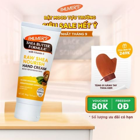 Kem dưỡng ẩm da tay hỗ trợ chống nhăn da hương Bơ Hạt Mỡ Palmer's