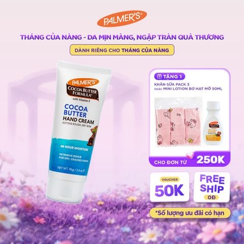 Kem dưỡng ẩm da tay hỗ trợ giảm khô ráp, bong tróc, nứt nẻ hương Bơ Cacao Palmer's