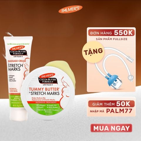 COMBO Ngăn ngừa rạn cho Giữa và Cuối thai kỳ Palmer's