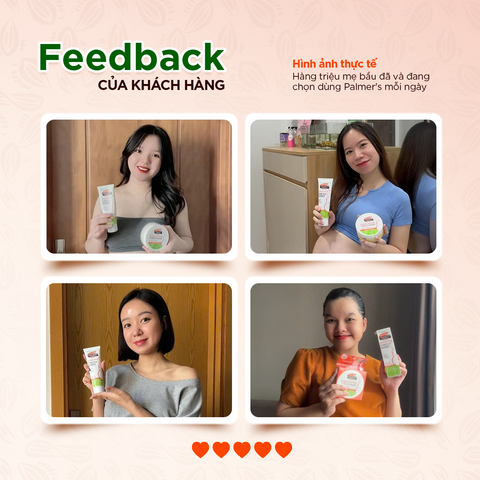 Bơ đậm đặc ngăn ngừa và hỗ trợ làm mờ rạn da cho mẹ bầu cuối thai kỳ và sau sinh Palmer's 125g