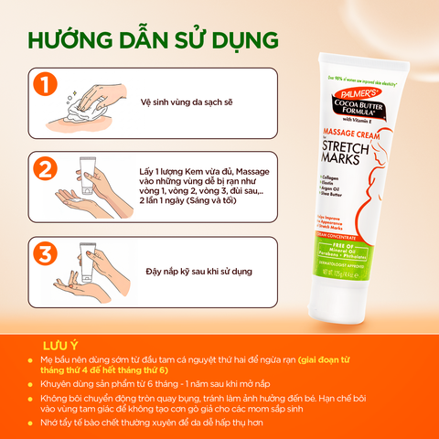 [SET QUÀ TẶNG NGÀY CỦA MẸ] COMBO Rạn da Dưỡng ẩm Toàn Thai Kỳ (Lotion, Kem, Bơ Sáp)