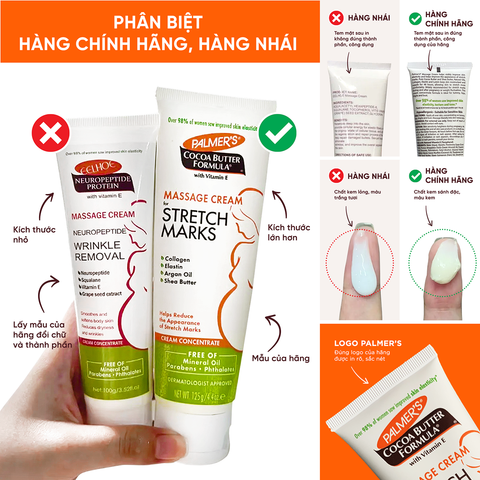 (HỘP BỊ MÓP) Kem ngăn ngừa và hỗ trợ làm mờ rạn da cho mẹ bầu giữa thai kỳ Palmer's 125g