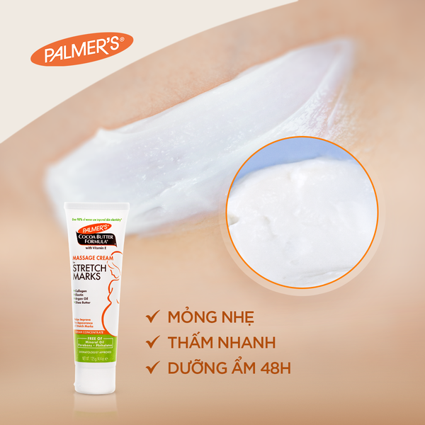 COMBO Ngừa rạn và Giảm khô ngứa Giữa thai kỳ Palmer - Ảnh 3
