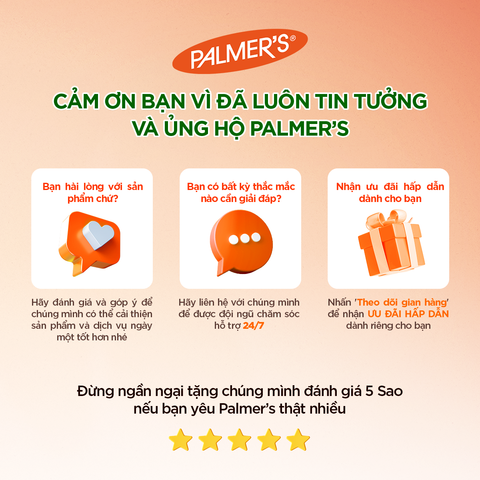 Kem rạn da ngăn ngừa và hỗ trợ làm mờ vết rạn cho mẹ bầu giữa thai kỳ Palmer's