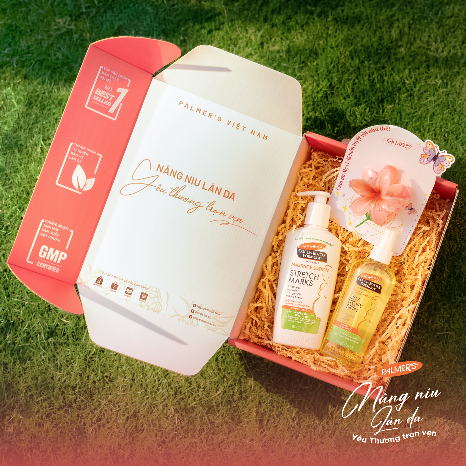 [SET QUÀ TẶNG NGÀY CỦA MẸ] COMBO Rạn da Dưỡng ẩm Đầu Thai Kỳ (Lotion, Dầu)