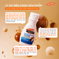 Sữa dưỡng ẩm sâu toàn thân hỗ trợ giảm khô nứt da hương Bơ Cacao Palmer's 250ml