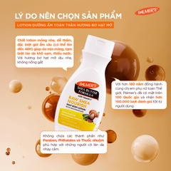 Sữa dưỡng ẩm toàn thân hỗ trợ làm mềm mịn da hương Bơ Hạt Mỡ Palmer's 250ml