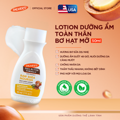 [Quà tặng không bán] Sữa dưỡng ẩm toàn thân hỗ trợ làm mềm mịn da hương Bơ Hạt Mỡ Palmer's 50ml