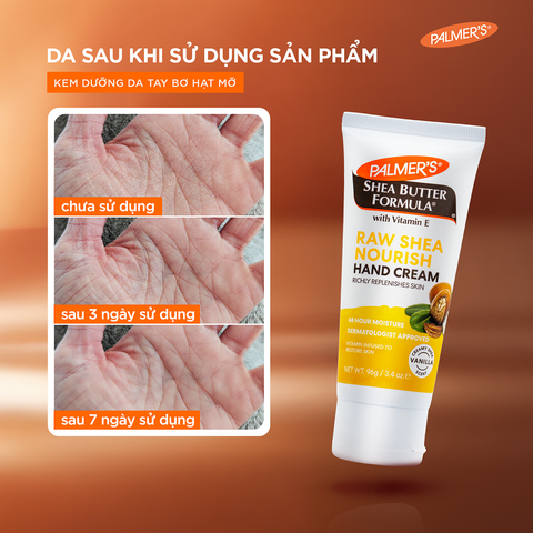 Kem dưỡng ẩm da tay hỗ trợ chống nhăn da hương Bơ Hạt Mỡ Palmer's