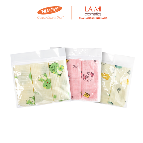 [Quà tặng không bán] Pack 3 Khăn sữa cho bé