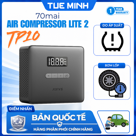 Bơm lốp Mini 70mai Air Compressor Lite 2 TP10