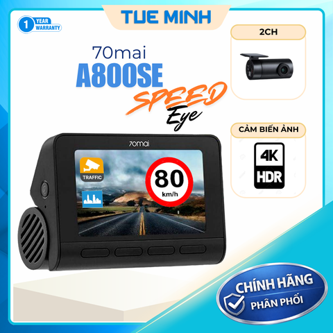 Camera hành trình ô tô 70mai A800SE Speed Eye Cảnh báo giao thông