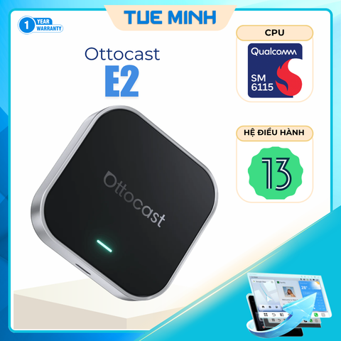 Android Box ô tô Ottocast E2- Hàng phân phối chính hãng
