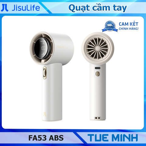 Quạt cầm tay mini đa năng Jisulife Pro1 FA53 vỏ nhựa ABS pin 12 giờ, 100 cấp độ gió