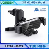 Giá đỡ điện thoại UGREEN Black Gravity Phone Holder for Car with Hook LP228