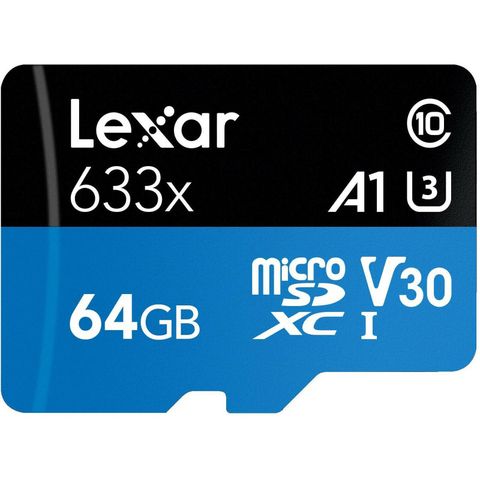 Thẻ nhớ Micro SD Lexar - SDXC UHS-I High Performance 633x 100MB/s U3