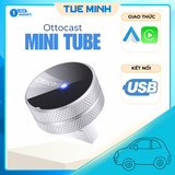 Ottocast Mini TUBE – Thiết bị chuyển CarPlay & Android Auto không dây cho ô tô (CP88-T4)