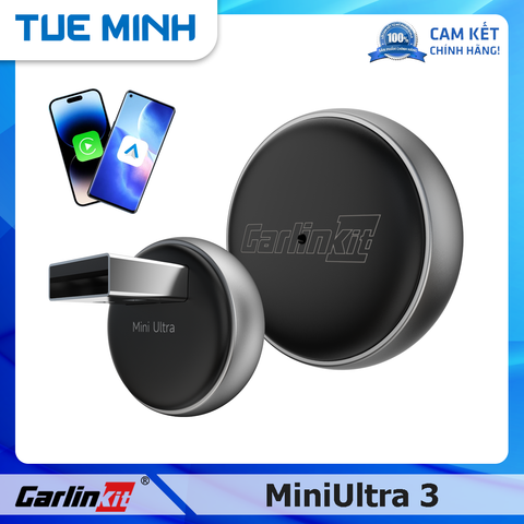 Thiết bị chuyển đổi Carplay Android Auto không dây Carlinkit Mini Ultra 3
