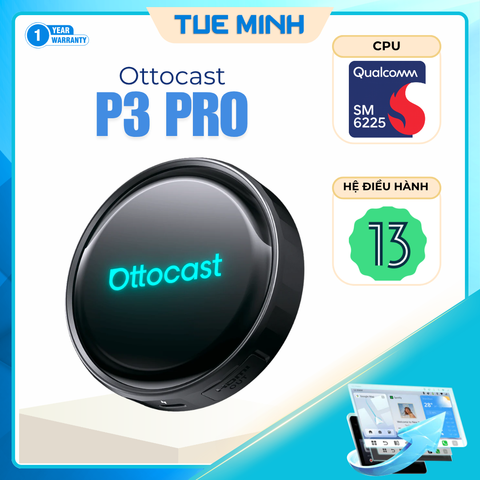 Android Box ô tô Ottocast P3 Pro - Hàng phân phối chính hãng