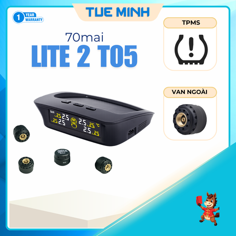 Cảm biến áp suất lốp TPMS 70mai Lite 2 T05 Van ngoài