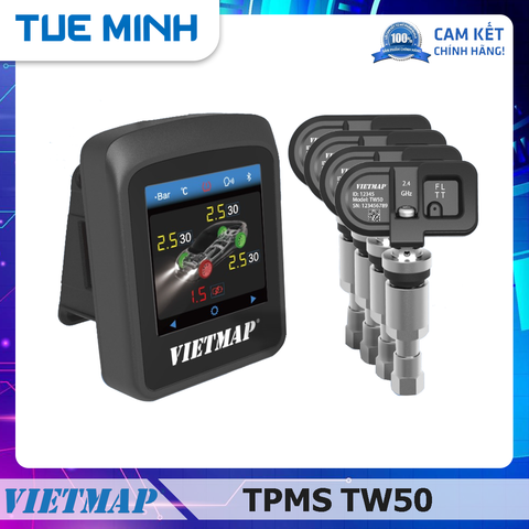 Cảm biến áp suất lốp TPMS Vietmap TW50 Cảnh báo giao thông