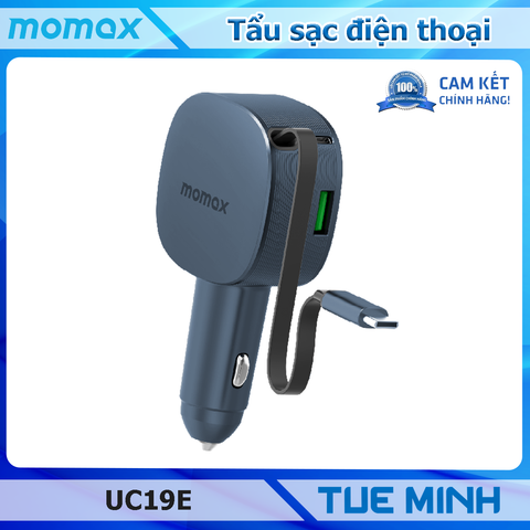 Tẩu Sạc Ôtô 60W MOMAX 1-Move⁺ UC19E