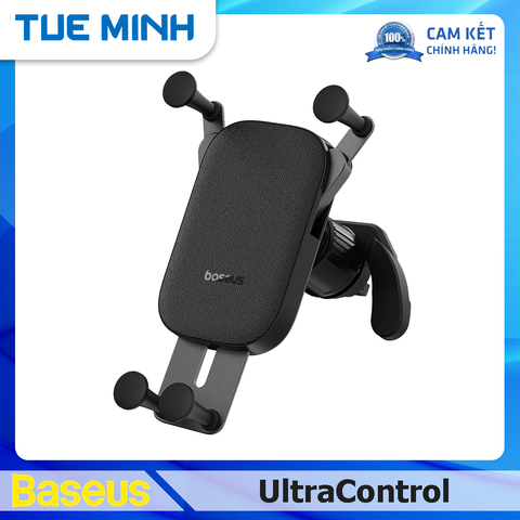 Giá đỡ điện thoại dùng trên xe hơi Baseus UltraControl Mega Series Folding Screen Phone Car Mount Cluster Black