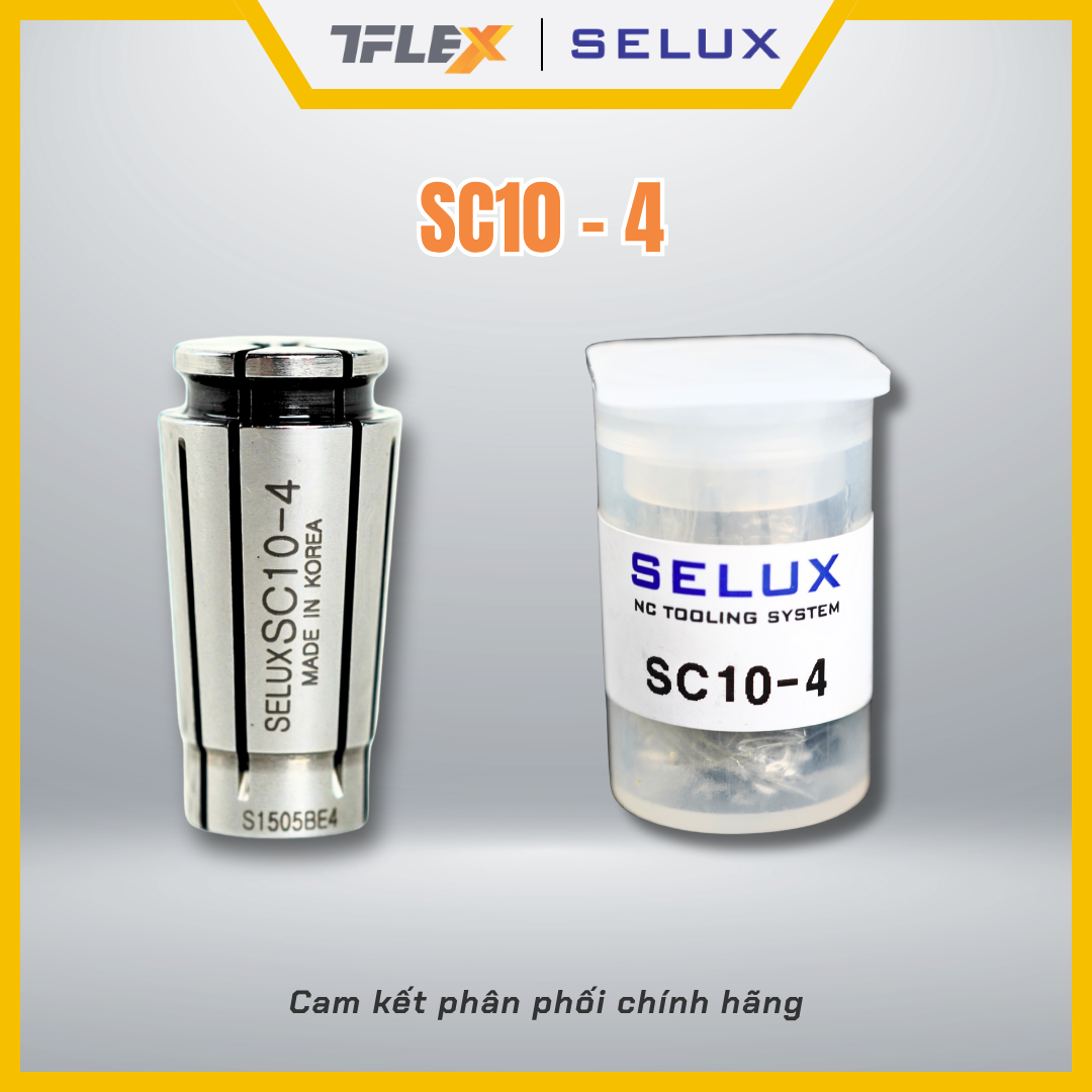  Collet kẹp dao phay CNC SC10 (2/3/4/6/8/10) - Selux 
