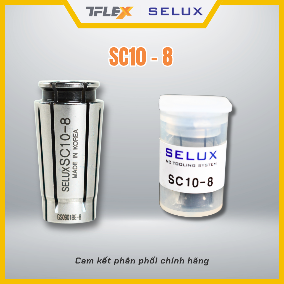  Collet kẹp dao phay CNC SC10 (2/3/4/6/8/10) - Selux 