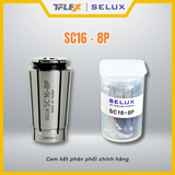  Collet kẹp dao phay CNC SC16 bản P (3P/4P/6P/8P/10P) - Selux 